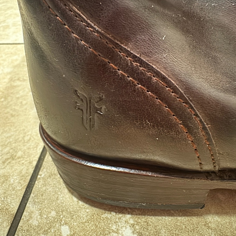 Frye Brown Leather Knee-High Boots - Picture 9 of 12